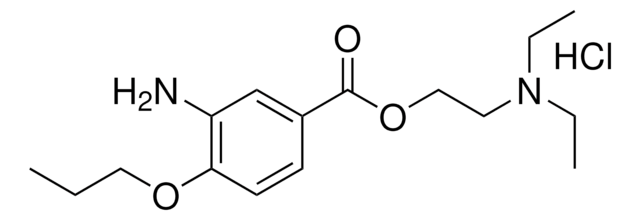 Proparacaine Hydrochloride pharmaceutical secondary standard, certified reference material