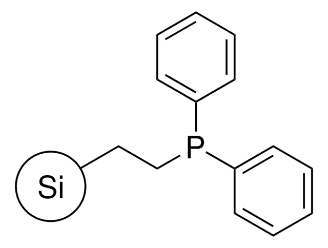 2-Diphenylphosphinoethyl-functionalized silica gel 200-400&#160;mesh, extent of labeling: 0.7&#160;mmol/g loading