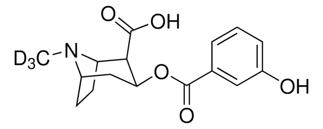 m-Hydroxybenzoylecgonine-D3 solution 100&#160;&#956;g/mL in methanol, certified reference material, ampule of 1&#160;mL, Cerilliant&#174;