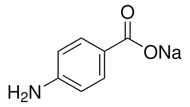 Aminobenzoate Sodium pharmaceutical secondary standard, certified reference material