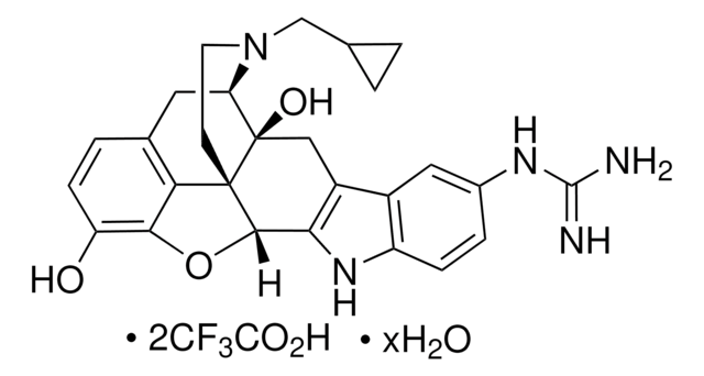 5&#8242;-Guanidinonaltrindole di(trifluoroacetate) salt hydrate solid, &#8805;98% (HPLC)