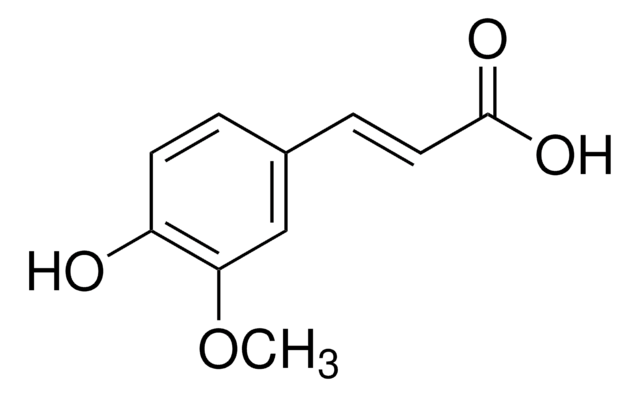 trans-Ferulic acid matrix substance for MALDI-MS, &#8805;99.0% (HPLC)