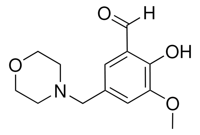 2-HYDROXY-3-METHOXY-5-(4-MORPHOLINYLMETHYL)BENZALDEHYDE AldrichCPR