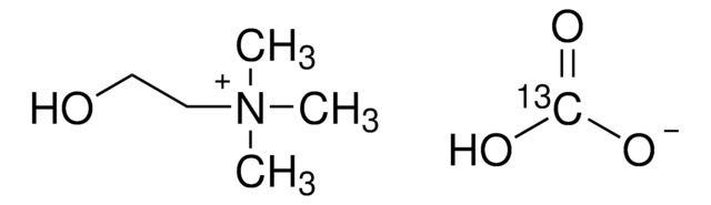 Choline bicarbonate-13C solution ~80% in water, 98 atom % 13C, 98% (CP)