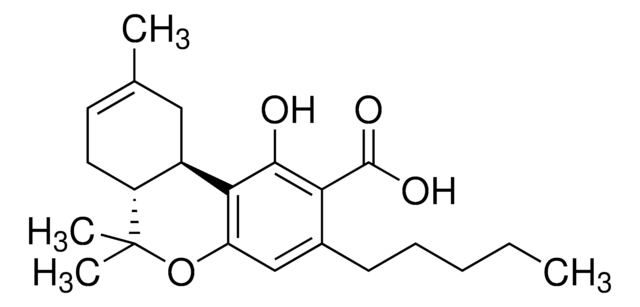 Delta8-Tetrahydrocannabinolic acid A (Delta8-THCA-A) solution 1&#160;mg/mL (1% DIPEA and 0.05% Ascorbic Acid in Acetonitrile), certified reference material, ampule of 1&#160;mL, Cerilliant&#174;