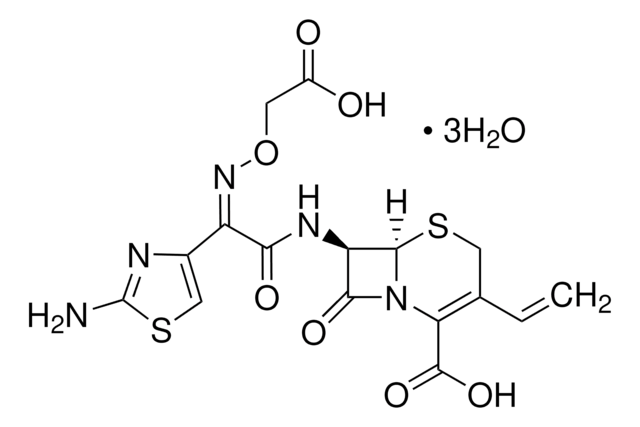 Cefixime trihydrate certified reference material, pharmaceutical secondary standard