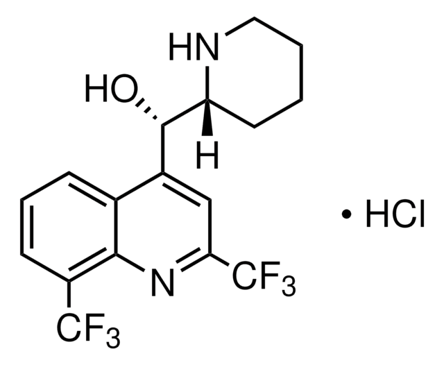 Mefloquine Hydrochloride Pharmaceutical Secondary Standard; Certified Reference Material