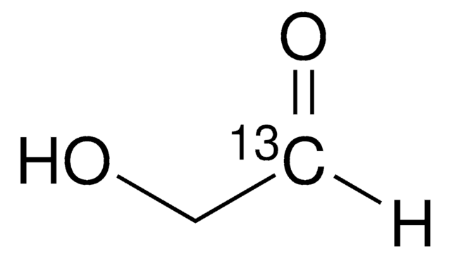 Glycolaldehyde-1-13C solution 0.1&#160;M in water, 99 atom % 13C, 97% (CP)