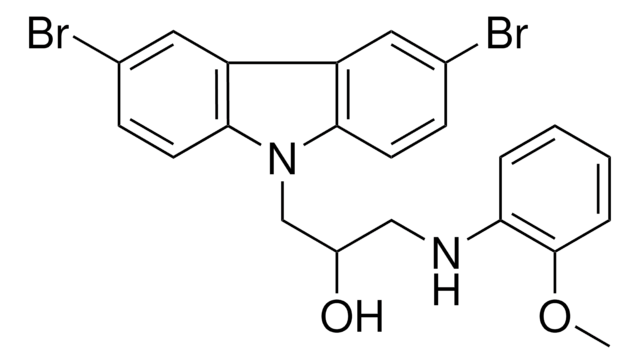 1-(3,6-DIBROMO-CARBAZOL-9-YL)-3-(2-METHOXY-PHENYLAMINO)-PROPAN-2-OL AldrichCPR