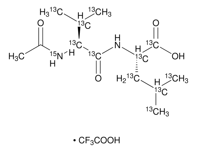 N-Acetyl-L-Val-13C5,15N-L-Leu-13C6 trifluoroacetate salt 99 atom % 13C, 98 atom % 15N, &#8805;97% (CP)