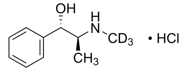 (1S,2S)-(+)-Pseudoephedrine-d3 hydrochloride solution 100&#160;&#956;g/mL in methanol (as free base), ampule of 1&#160;mL, certified reference material, Cerilliant&#174;