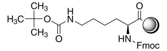 Fmoc-Lys(Boc)-Wang resin extent of labeling: 0.4-0.7&#160;mmol/g loading