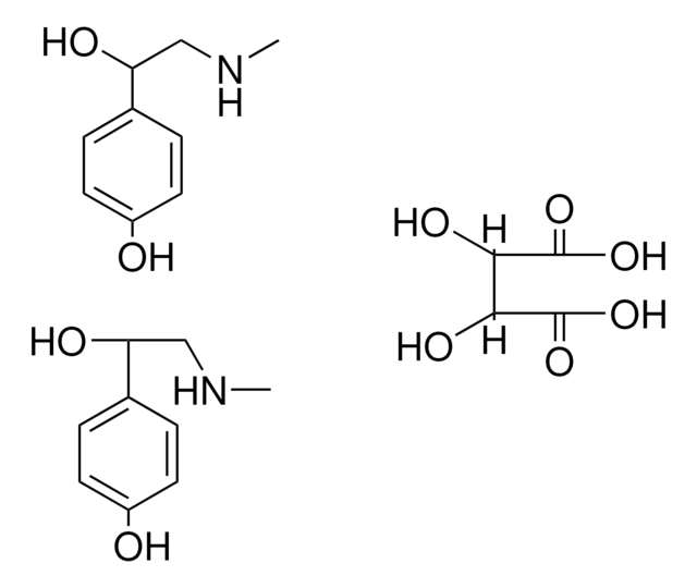 DL-4-HYDROXY-ALPHA-(METHYLAMINOMETHYL)BENZYL ALCOHOL D-TARTRATE AldrichCPR