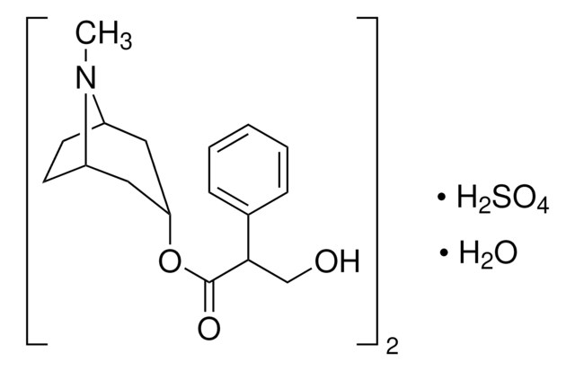 アトロピン 硫酸塩 一水和物 Pharmaceutical Secondary Standard; Certified Reference Material