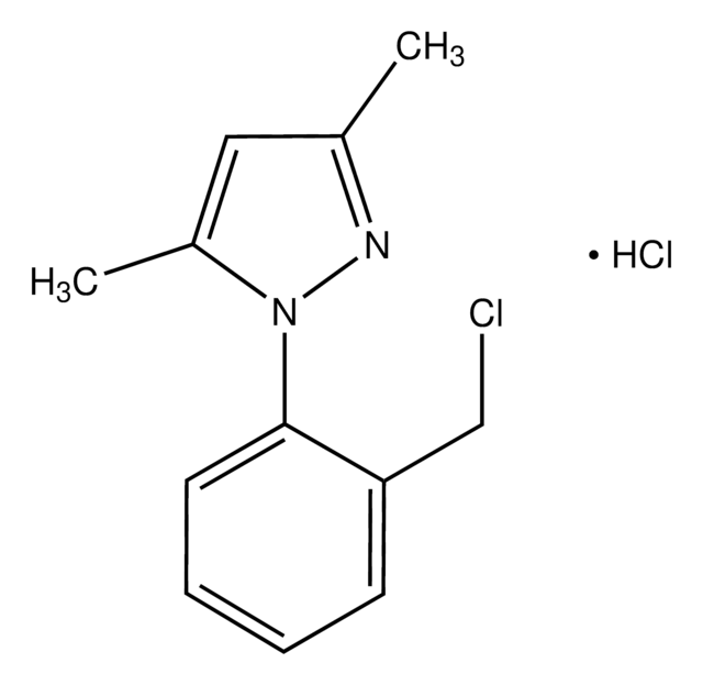 1-[2-(Chloromethyl)phenyl]-3,5-dimethyl-1H-pyrazole hydrochloride AldrichCPR