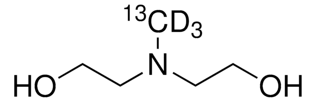 N-Methyl-13C, d3-diethanolamine 99 atom % 13C, 98 atom % D, 97% (CP)