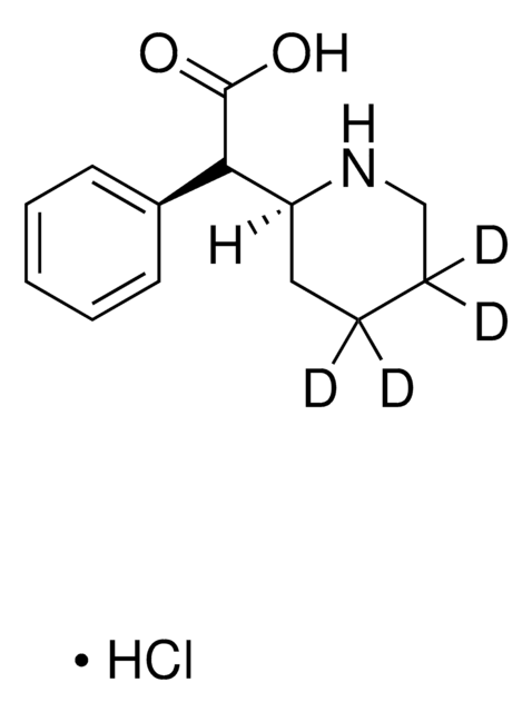 (±)-threo-Ritalinic acid-D4 hydrochloride solution 100&#160;&#956;g/mL in methanol (as free base), certified reference material, Cerilliant&#174;