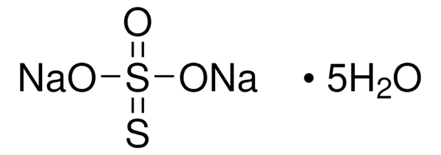 Sodium thiosulfate pentahydrate ReagentPlus&#174;, &#8805;99.5%