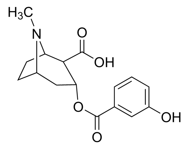 m-Hydroxybenzoylecgonine solution 1.0&#160;mg/mL in methanol, ampule of 1&#160;mL, certified reference material, Cerilliant&#174;