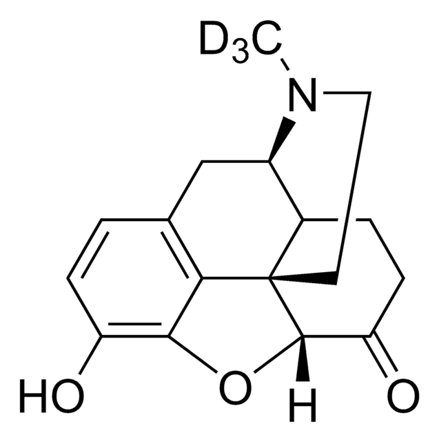 Hydromorphone-D3 solution 1&#160;mg/mL in methanol, ampule of 1&#160;mL, certified reference material, Cerilliant&#174;