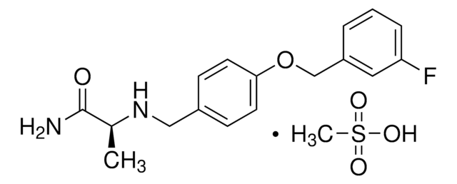 Safinamide Mesylate Pharmaceutical Secondary Standard; Certified Reference Material