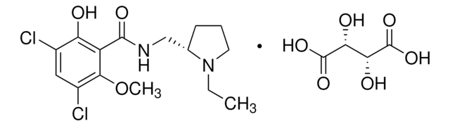 S(&#8722;)-Raclopride (+)-tartrate salt &gt;97%, solid