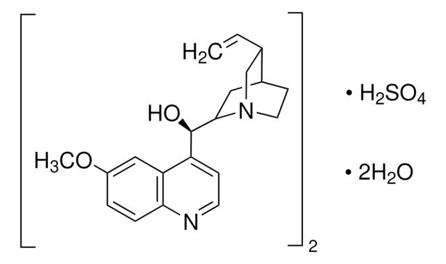 Quinine hemisulfate salt monohydrate synthetic, &#8805;90% (HPLC)