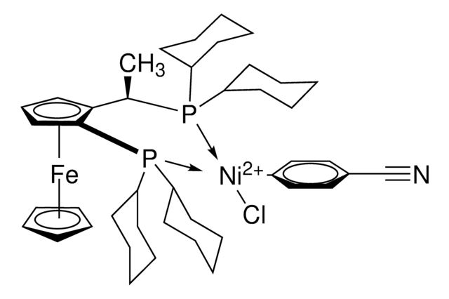 Chloro(4-cyanophenyl)[(R)-1-[(S)-2-(dicyclohexylphosphino)ferrocenyl]ethyldicyclohexylphosphine]nickel(II)