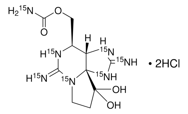 Saxitoxin-15N7 dihydrochloride solution 10&#160;&#956;g/g in hydrochloric acid (nominal concentration), certified reference material, TraceCERT&#174;, Manufactured by: Sigma-Aldrich Production GmbH, Switzerland