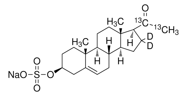 Pregnenolone-20,21-13C2-16,16-d2 sulfate sodium salt &#8805;98 atom %, 98% (CP)