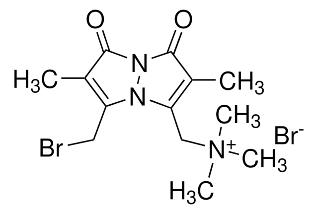 Monobromo(trimethylammonio)bimane bromide suitable for fluorescence, &#8805;90.0% (HPLC)