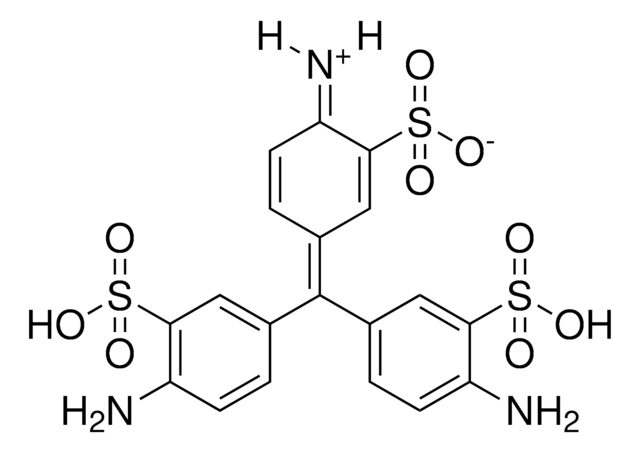 3-(BIS(4-AMINO-3-SULFOPHENYL)METHYLENE)-6-IMINIO-1,4-CYCLOHEXADIENE-1-SULFONATE AldrichCPR