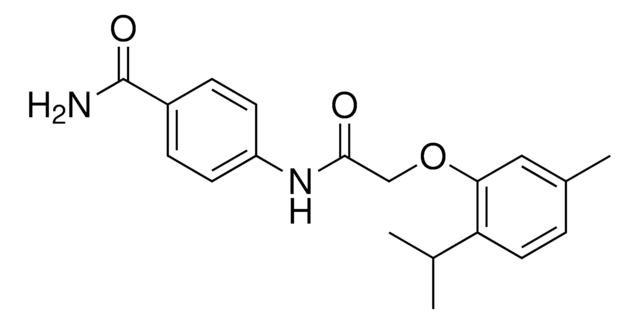 4-(((2-ISOPROPYL-5-METHYLPHENOXY)ACETYL)AMINO)BENZAMIDE AldrichCPR