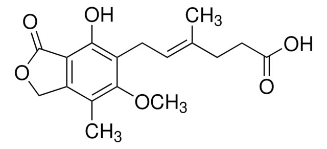 Mycophenolic acid powder, BioReagent, suitable for cell culture