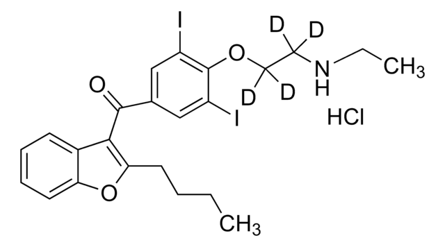 N-Desethylamiodarone-D4 hydrochloride solution 100&#160;&#956;g/mL in methanol (as free base), ampule of 1&#160;mL, certified reference material, Cerilliant&#174;