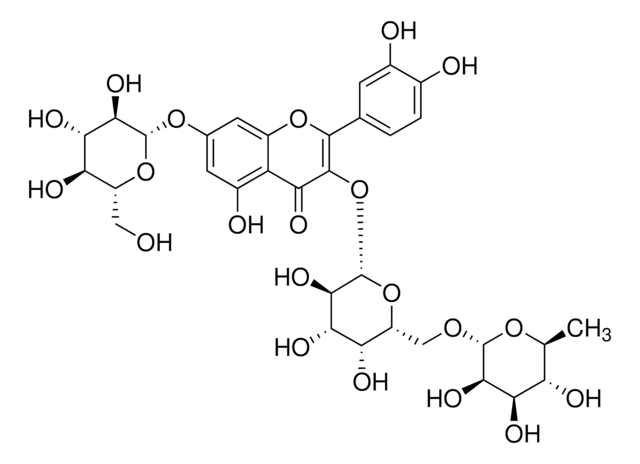 Quercetin 3-robinoside 7-glucoside phyproof&#174; Reference Substance