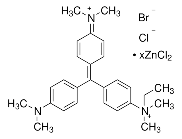 メチルグリーン zinc chloride salt, certified by the Biological Stain Commission, Dye content 85&#160;%