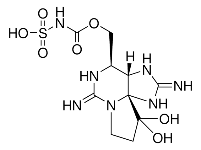 N-Sulfocarbamoylsaxitoxin solution 20&#160;&#956;g/g in acetic acid, certified reference material, Manufactured by: Sigma-Aldrich Production GmbH, Switzerland