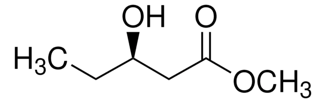 (&#8722;)-Methyl (R)-3-hydroxyvalerate &#8805;98.0% (sum of enantiomers, GC)