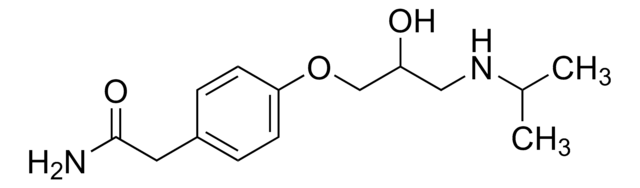 Atenolol solution 1.0&#160;mg/mL in acetonitrile, ampule of 1&#160;mL, certified reference material, Cerilliant&#174;