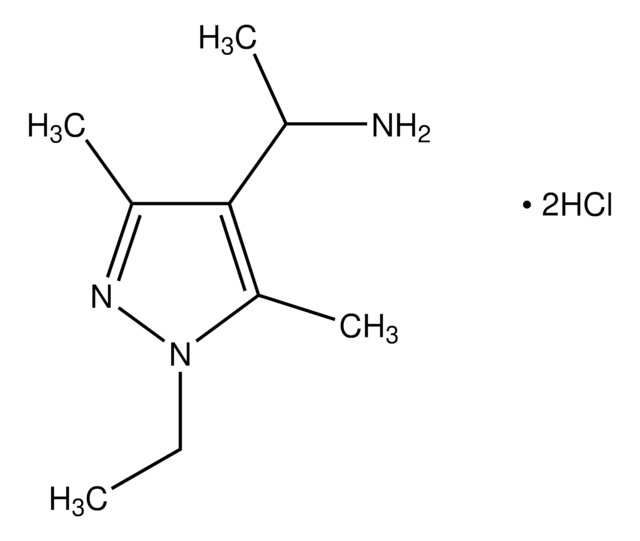 1-(1-Ethyl-3,5-dimethyl-1H-pyrazol-4-yl)ethanamine dihydrochloride AldrichCPR