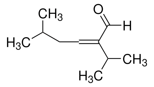 2-Isopropyl-5-methyl-2-hexenal &#8805;95%, stabilized, FG