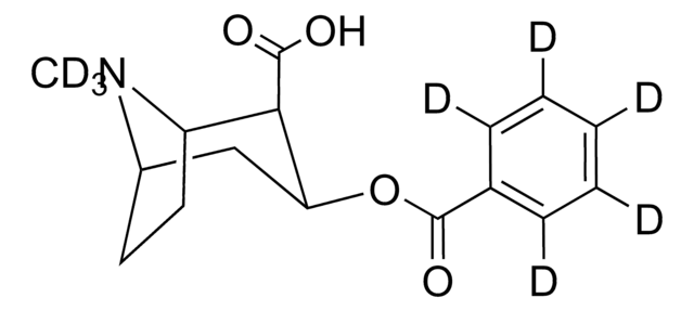 Benzoylecgonine-D8 solution 100&#160;&#956;g/mL in methanol, ampule of 1&#160;mL, certified reference material, Cerilliant&#174;