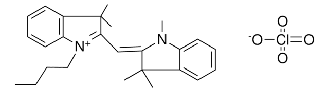 1-BU-3,3-DI-ME-2-(1,3,3-TRIMETHYL-INDOL-YLIDENEMETHYL)-3H-INDOLIUM, PERCHLORATE AldrichCPR