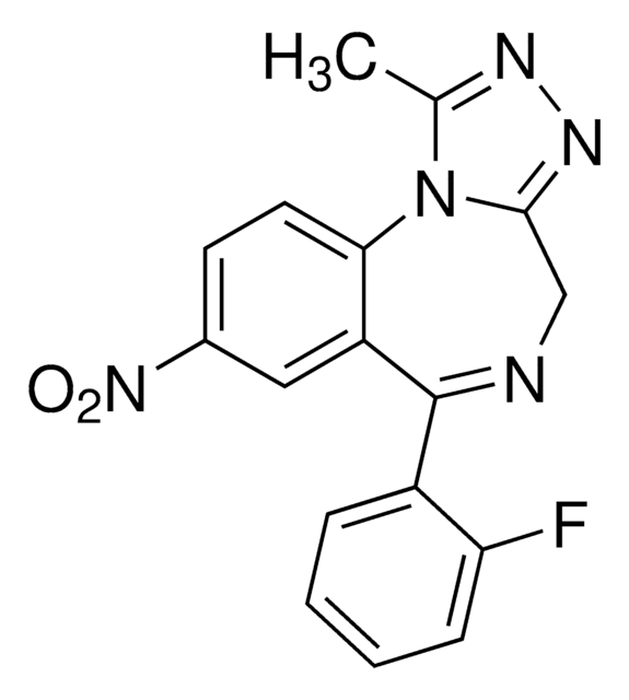 Flunitrazolam solution 1&#160;mg/mL in acetonitrile, certified reference material, ampule of 1&#160;mL, Cerilliant&#174;