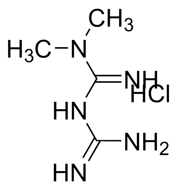 Metformin hydrochloride solution 1.0&#160;mg/mL in methanol (as free base), ampule of 1&#160;mL, certified reference material, Cerilliant&#174;