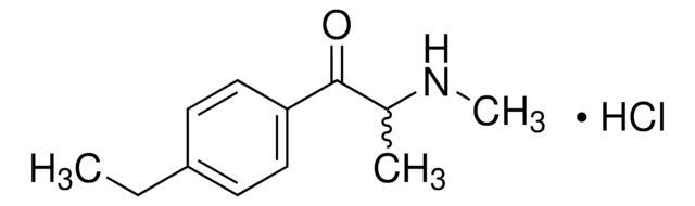 4-Ethylmethcathinone hydrochloride solution 1.0&#160;mg/mL in methanol (as free base), ampule of 1&#160;mL, certified reference material, Cerilliant&#174;