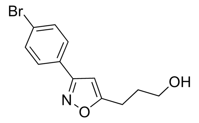 3-(3-(4-Bromophenyl)isoxazol-5-yl)propan-1-ol AldrichCPR