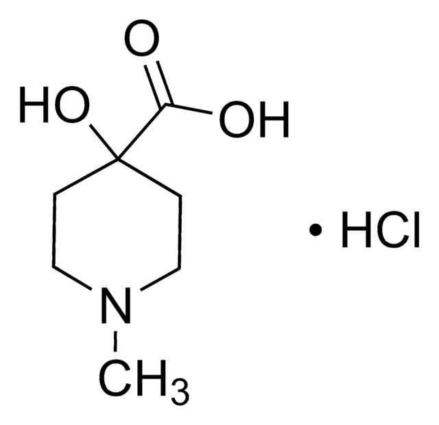 4-Hydroxy-1-methyl-4-piperidinecarboxylic acid hydrochloride AldrichCPR