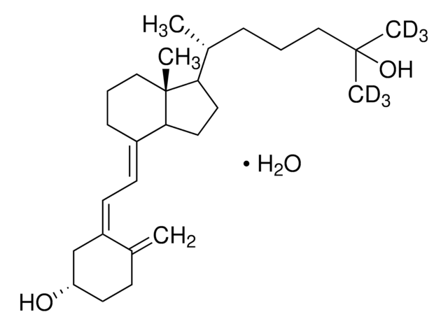 25-Hydroxyvitamin D3-26,26,26,27,27,27-d6 monohydrate 98 atom % D, 97% (CP)